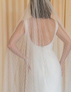 Petit Floral Lace Veil