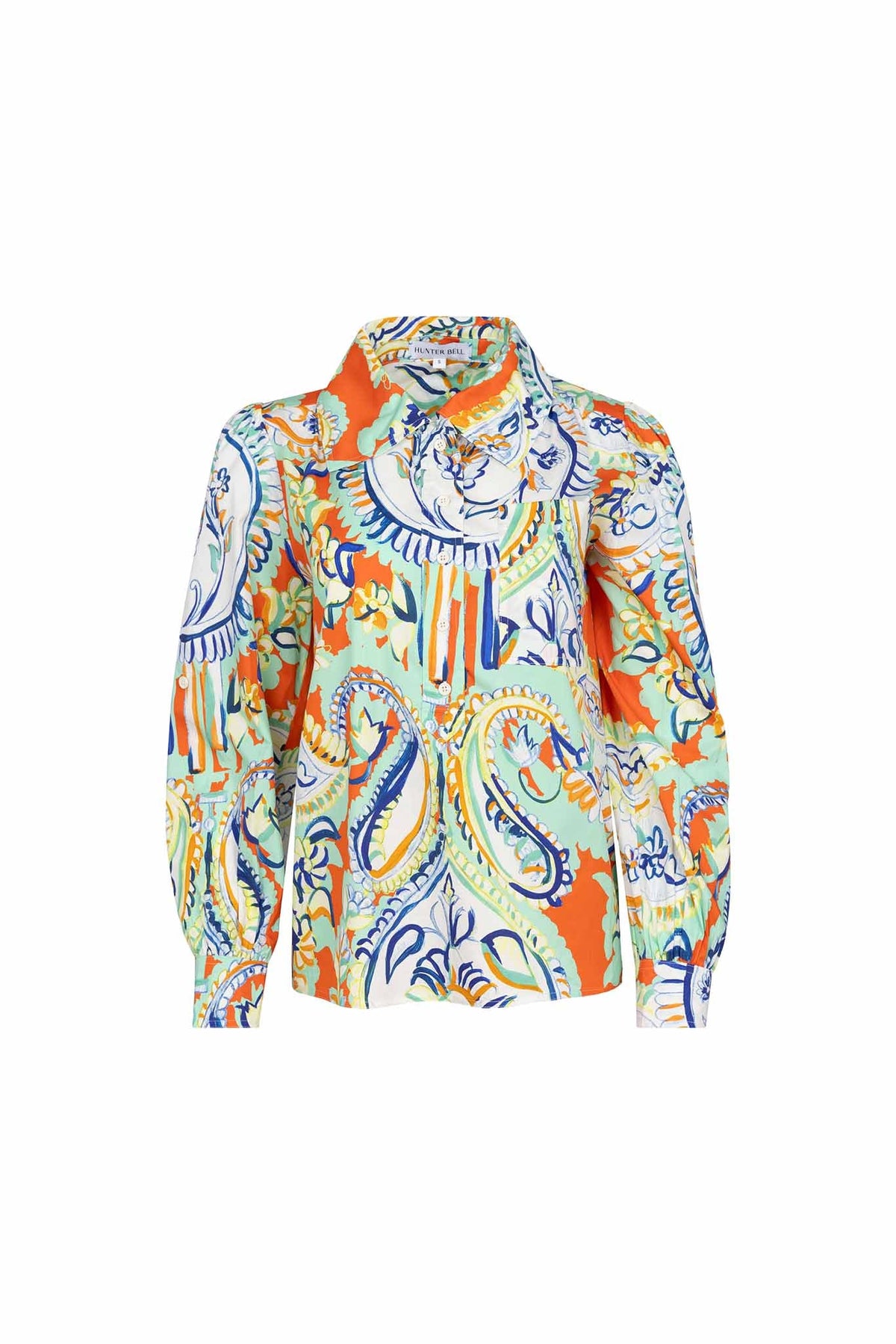 The Phoenix shirt has a collared neckline, pullover design and partial button-front placket.