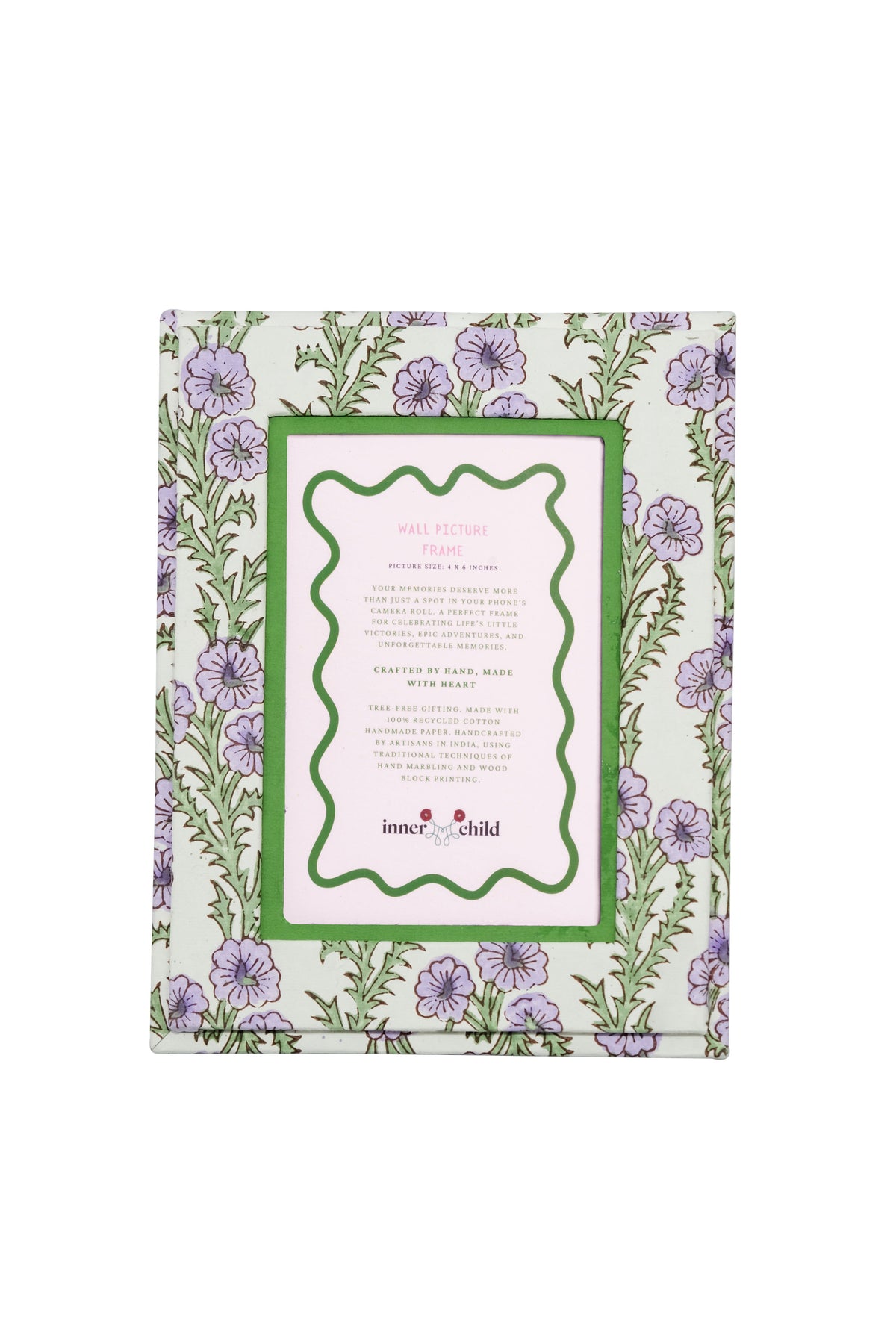 Picture Frame 4x6 in Forget-Me-Not Purple