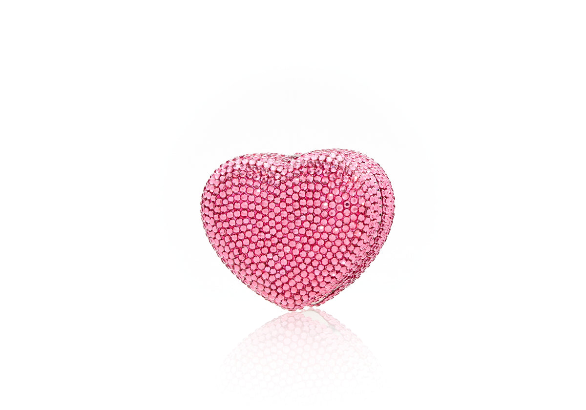 Heart Miniature Pillbox in Pink