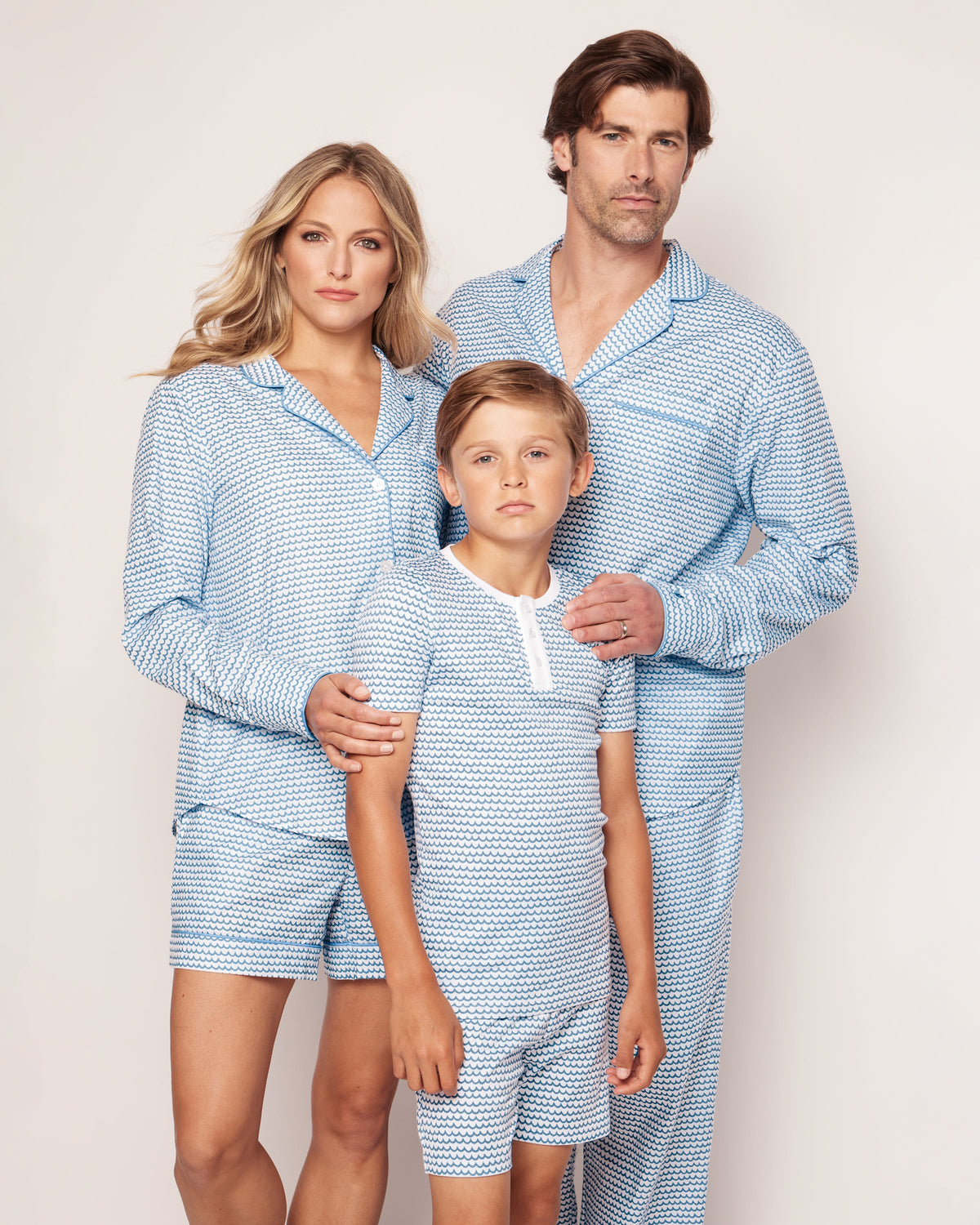 Kid’s Pima Snug Fit Pajama Short Set in La Mer