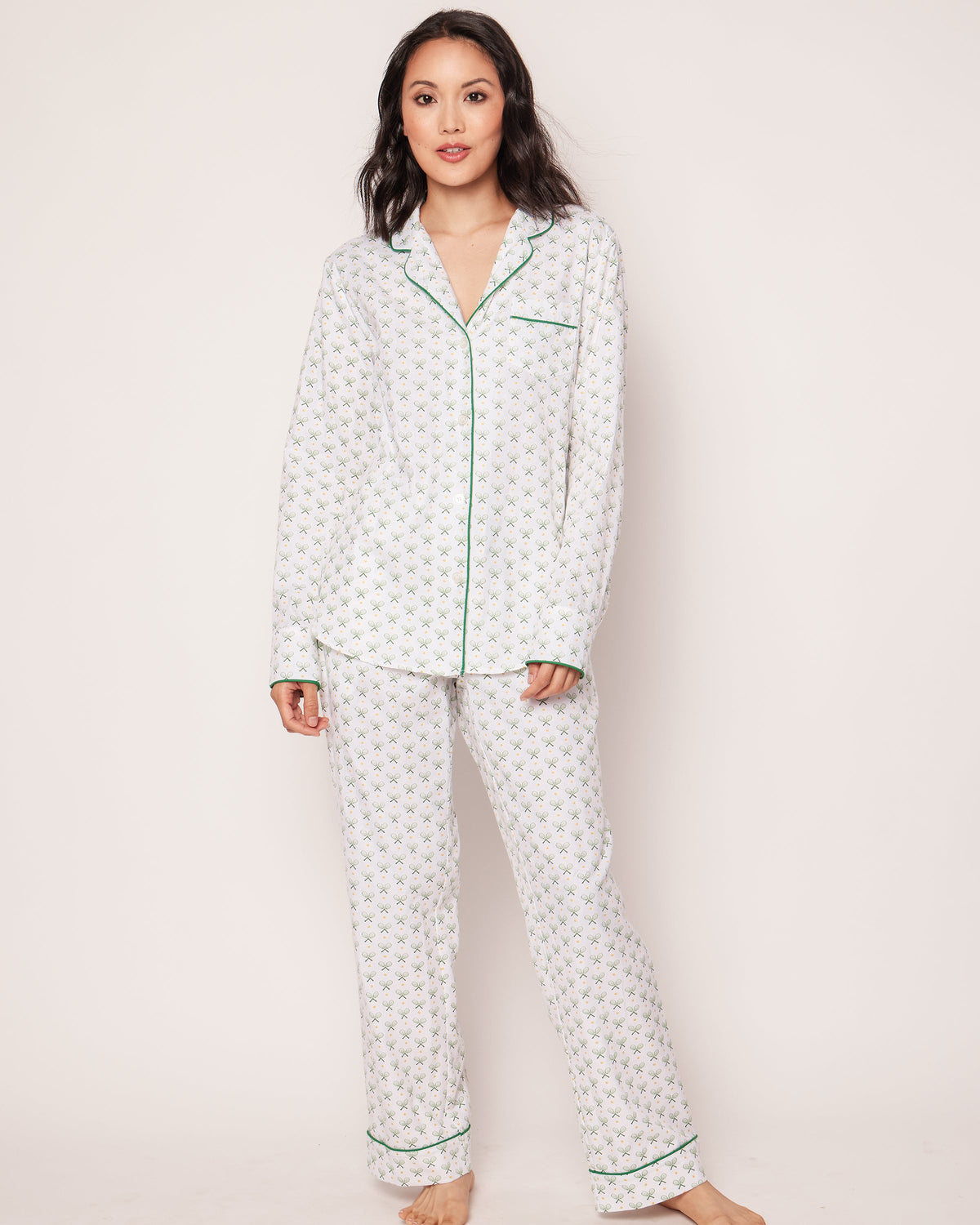 Women’s Twill Pajama Set in Match Point