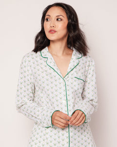 Women’s Twill Pajama Set in Match Point