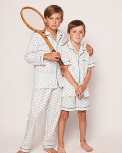 Kid’s Twill Pajama Set in Match Point