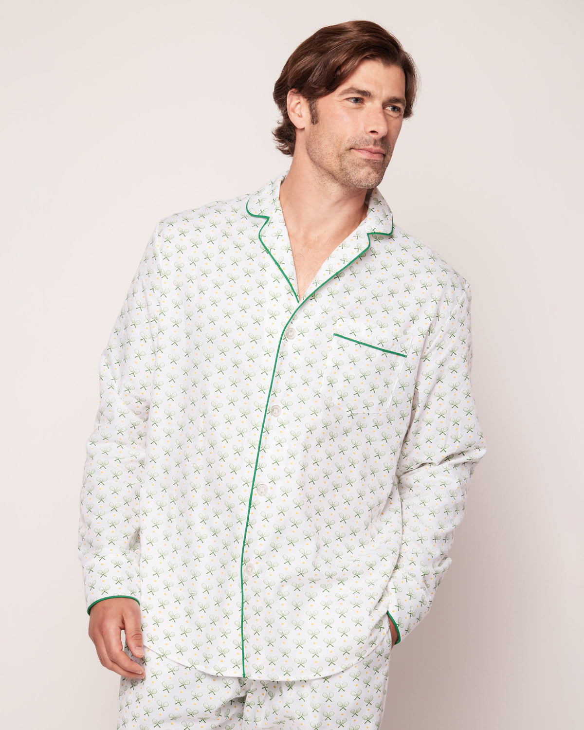 Men’s Twill Pajama Set in Match Point