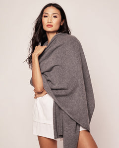 Women’s Cashmere Wrap in Dark Grey