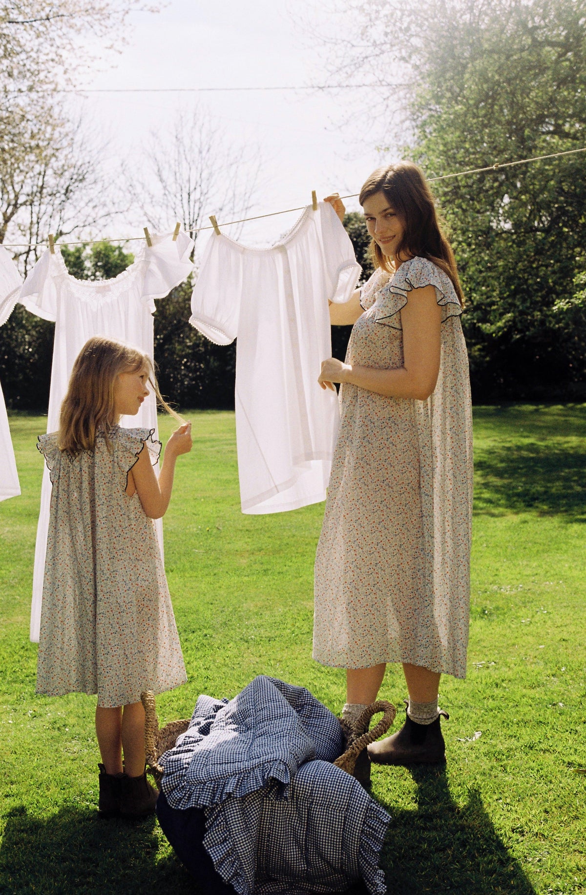 Poppy Cotton Nightdress in Meadow