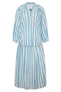 Porto Skirt in Blue Stripe