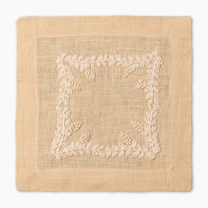 Prism Vine Linen Square Cocktail Napkins