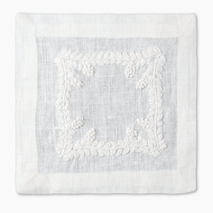 Prism Vine Linen Square Cocktail Napkins