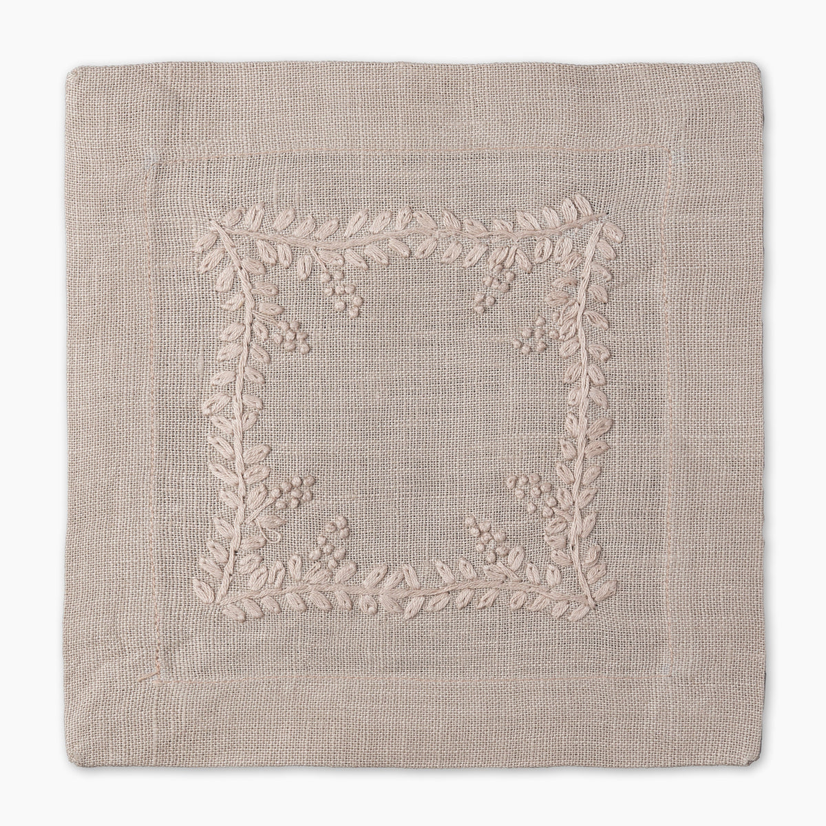 Prism Vine Linen Square Cocktail Napkins