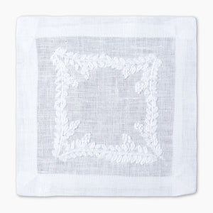 Prism Vine Linen Square Cocktail Napkins