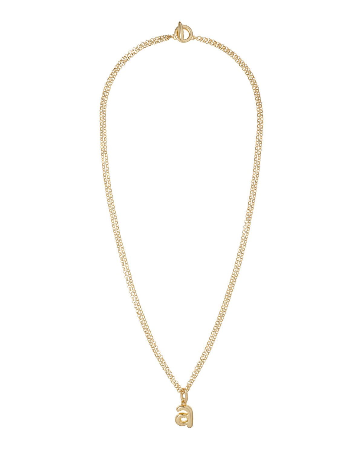 The Puffy Initial Necklace