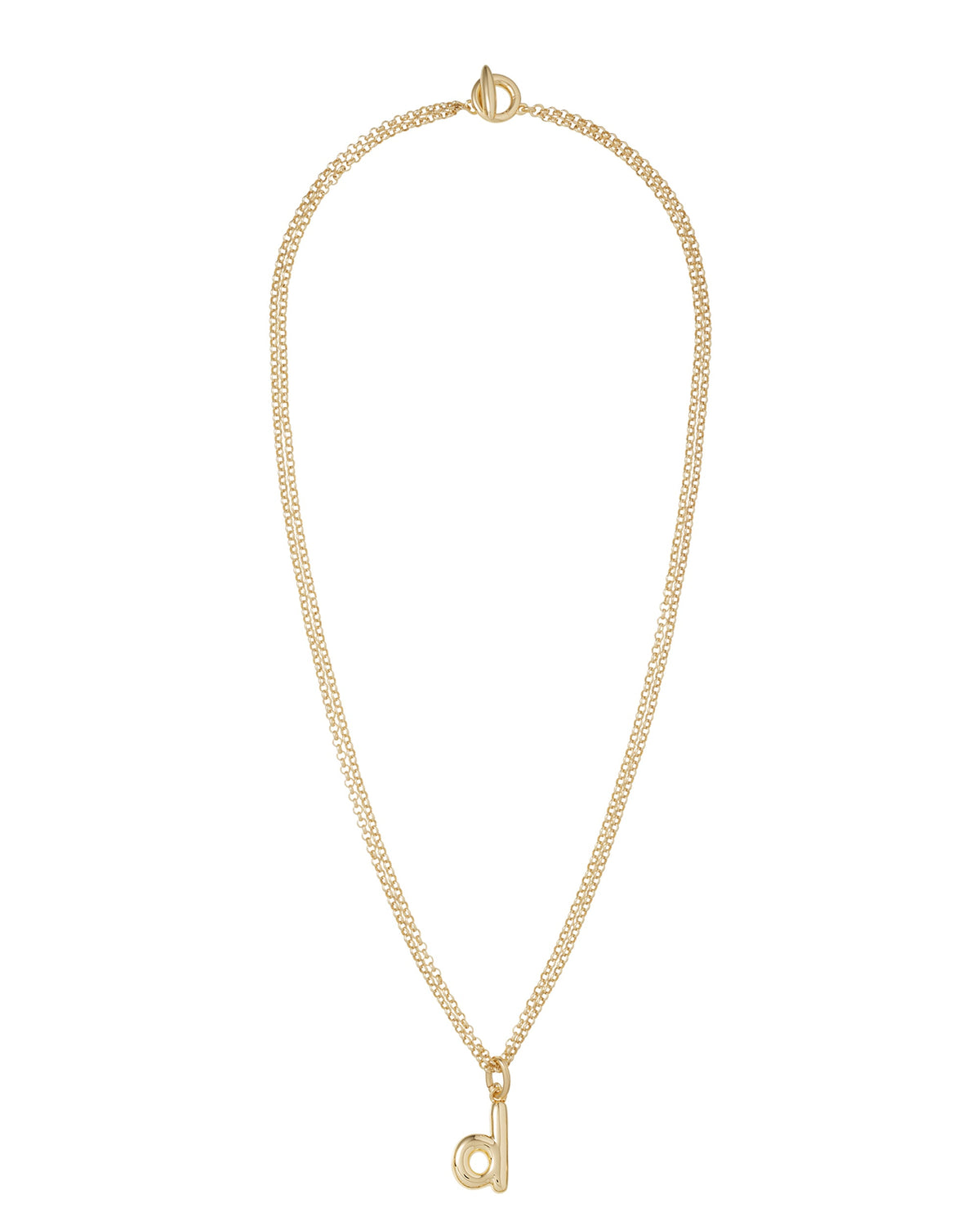 The Puffy Initial Necklace