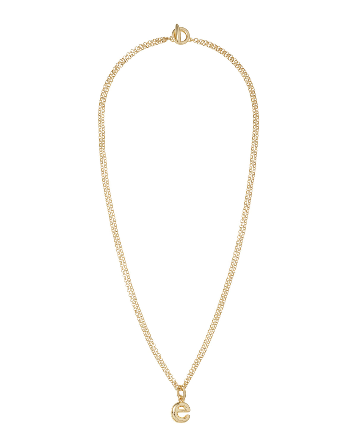 The Puffy Initial Necklace