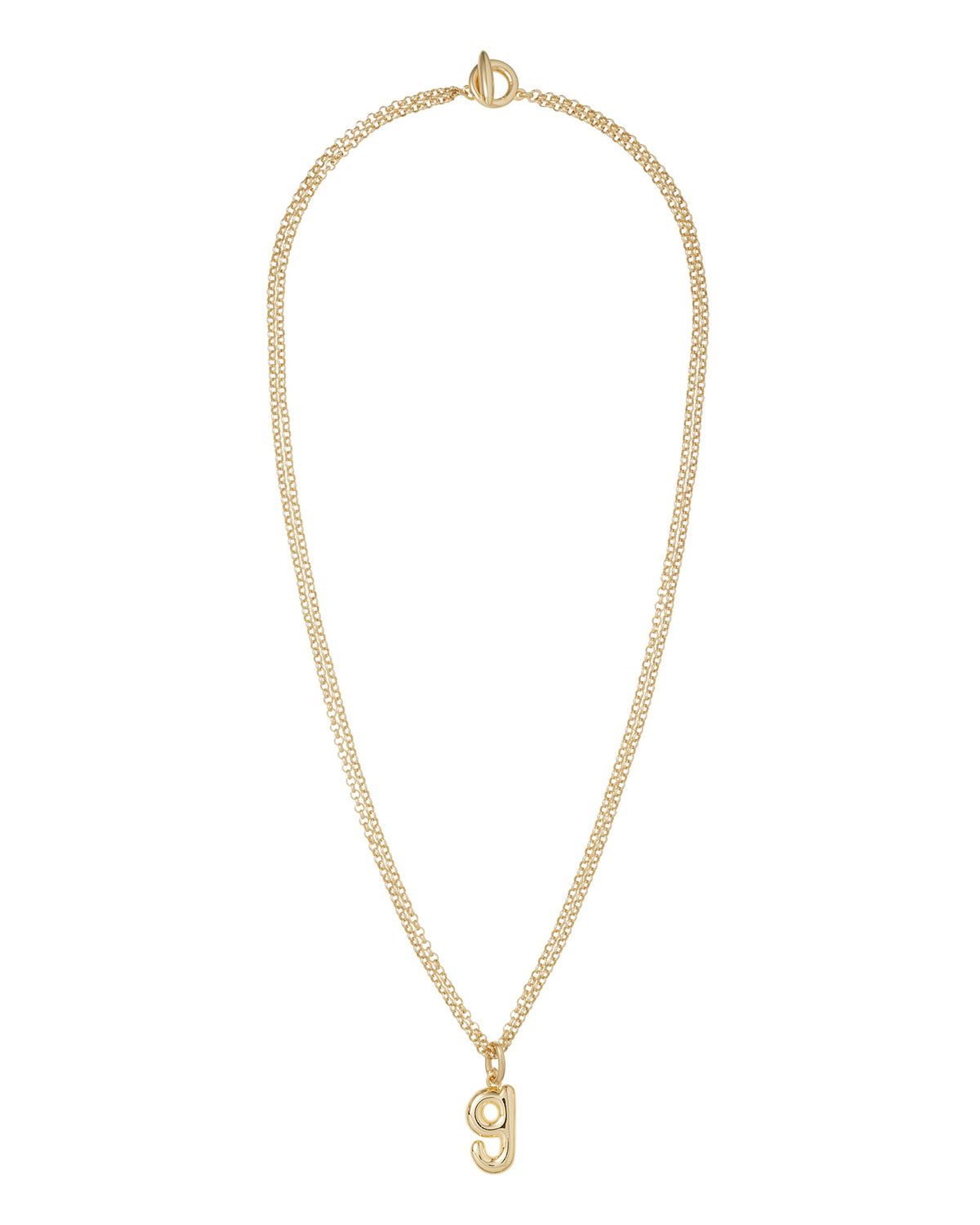 The Puffy Initial Necklace