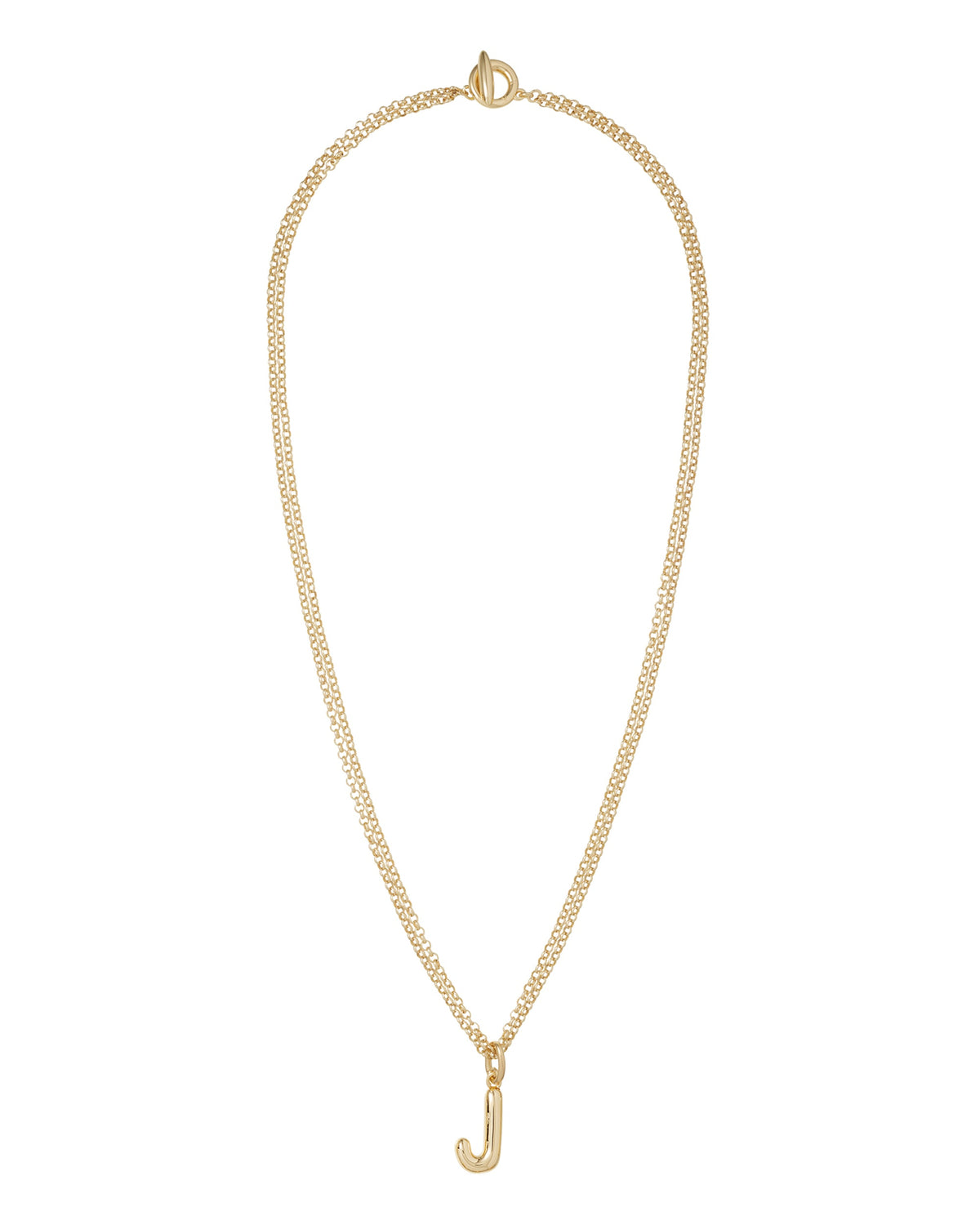 The Puffy Initial Necklace