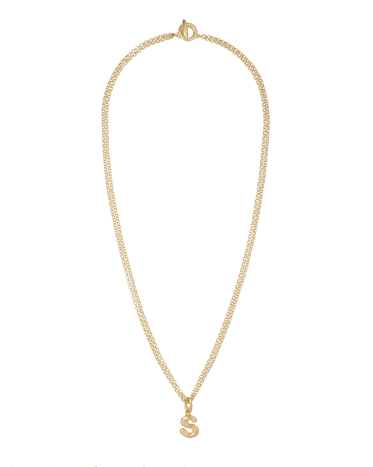 The Puffy Initial Necklace