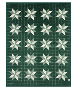 Quilted Poinsettias Blanket