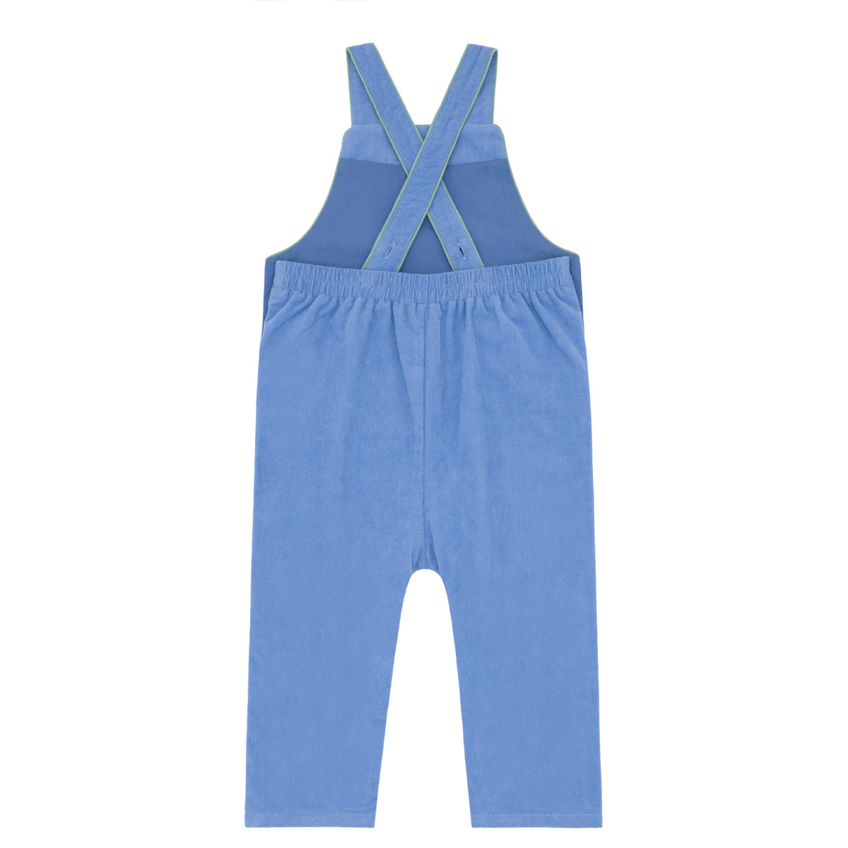 Baby Lagoon Blue Corduroy Overalls