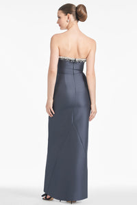 Hedy Gown in Charcoal