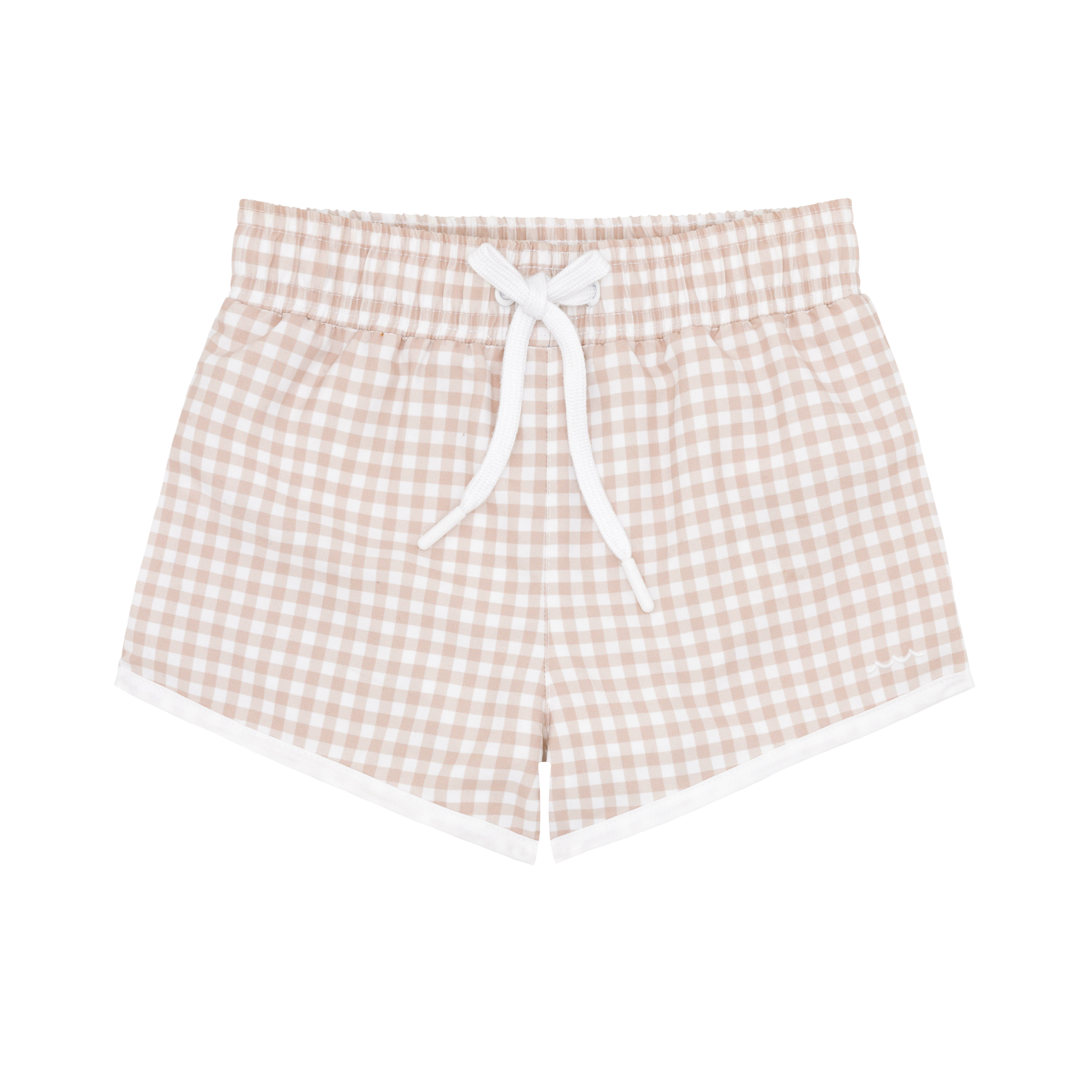 Boys Brown Gingham Boardie