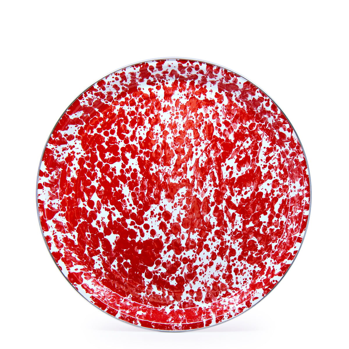 Medium Tray in in Red Swirl