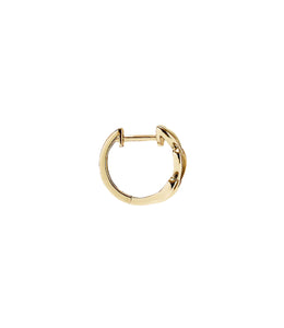 Heart Of Gold Hoop Earrings