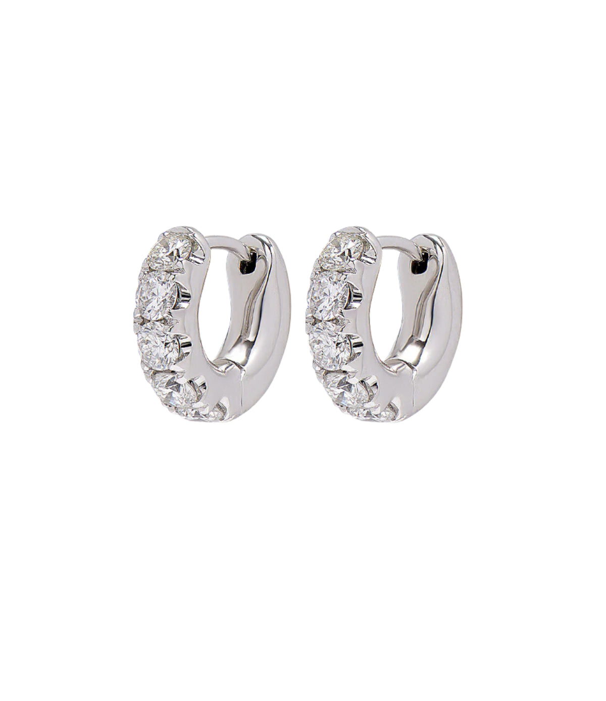 Super Duper Diamond Hoop Earrings