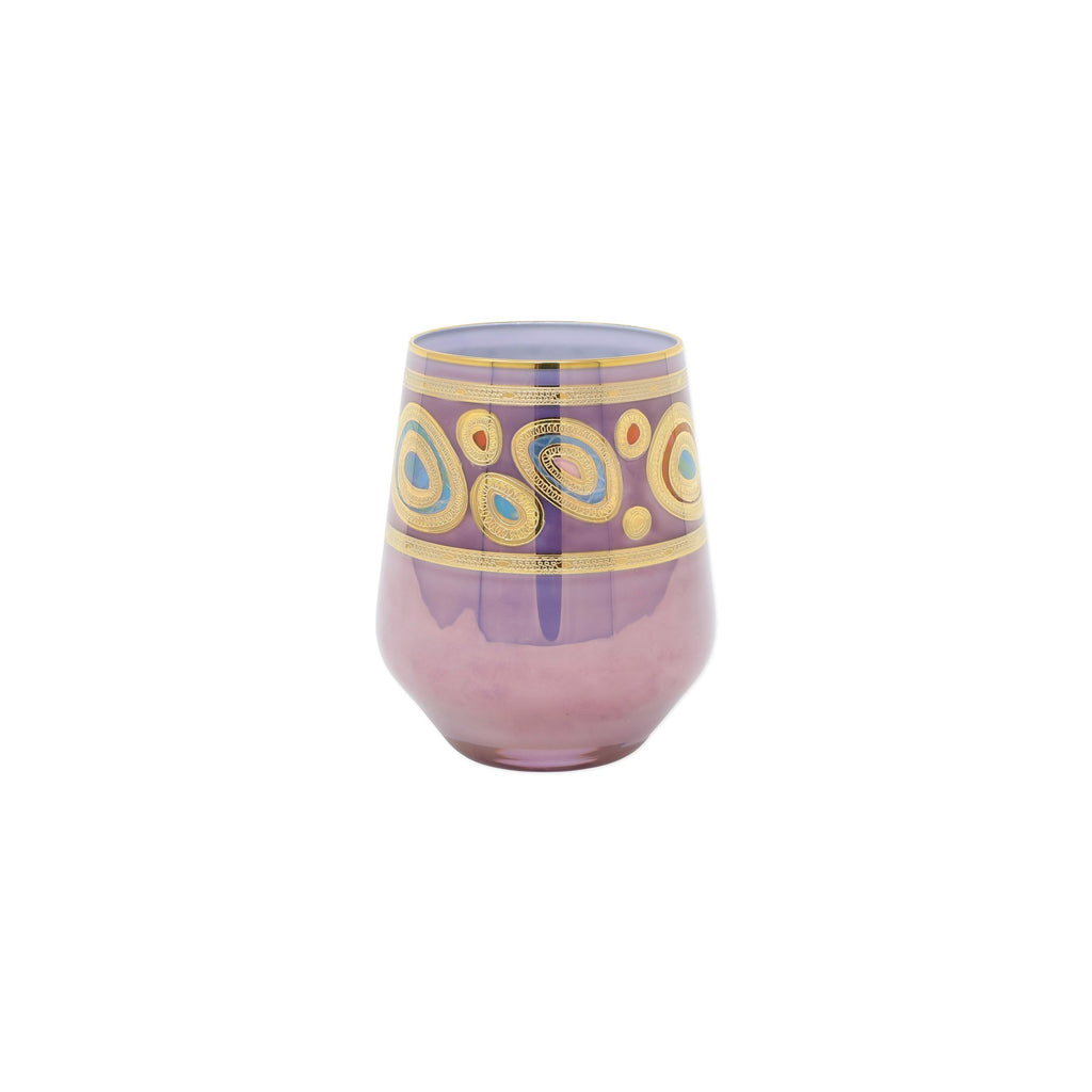 Regalia Purple Stemless Wine Glass