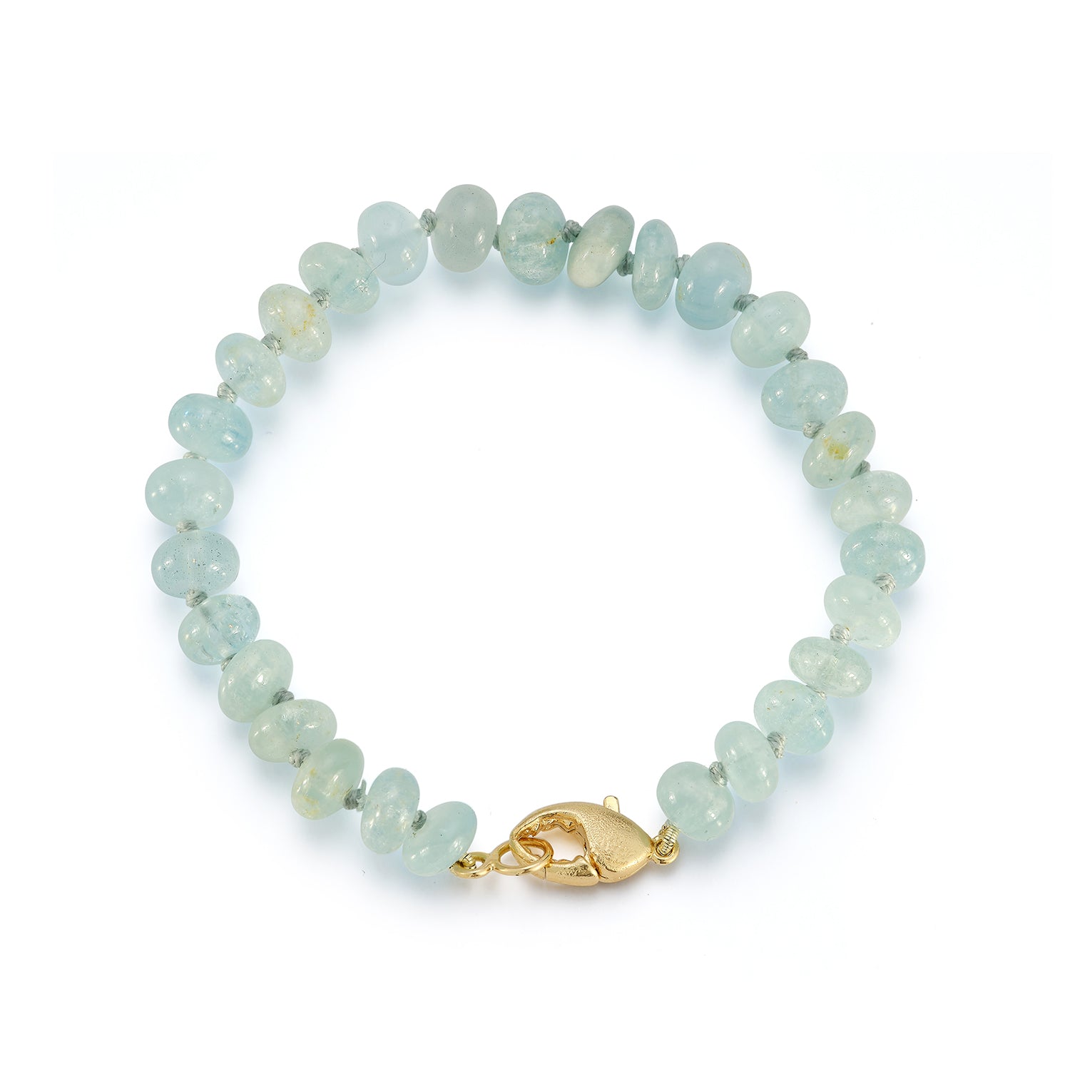 Aquamarine Beaded Bracelet