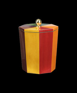 Rainbow Lacquered Ice Bucket