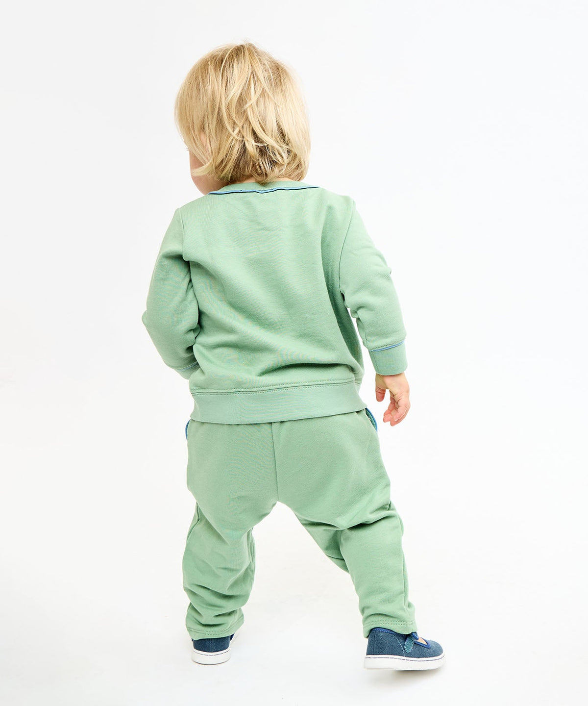 Remy Baby Sweatshirt in Basil