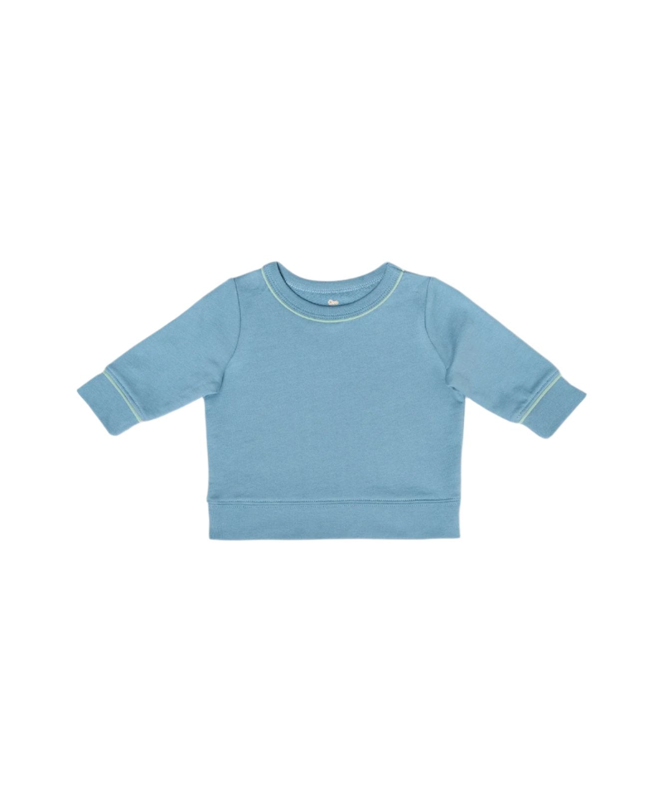 Remy Baby Sweatshirt in Dusty Blue