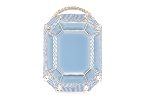 Ring Emerald Cut Blue