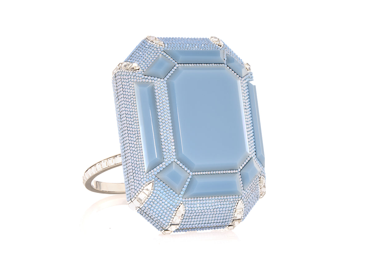 Ring Emerald Cut Blue