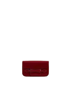 Romy Clutch in Oxblood