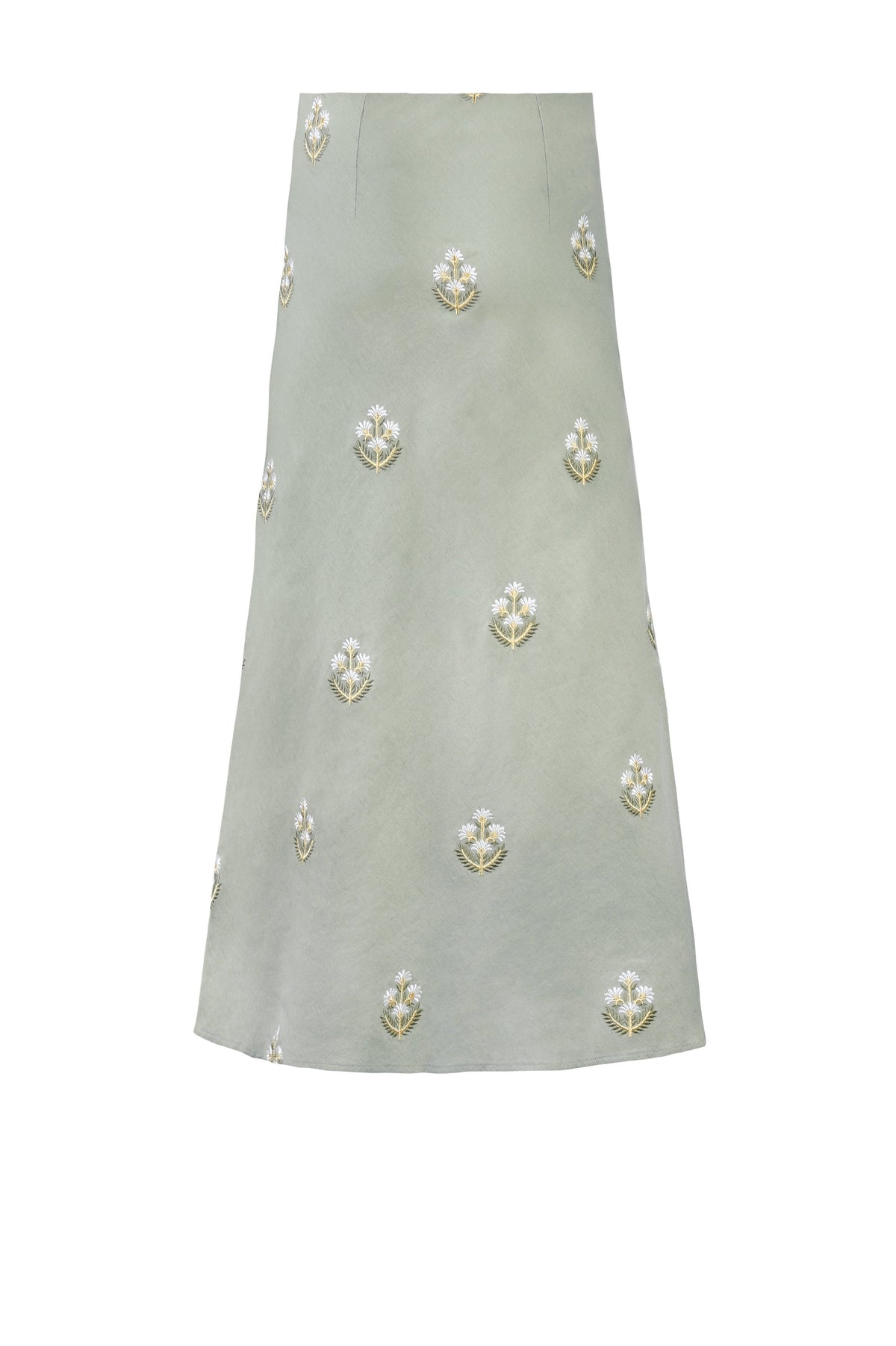 Mina Skirt-Mint & Ivory Rosewater House 