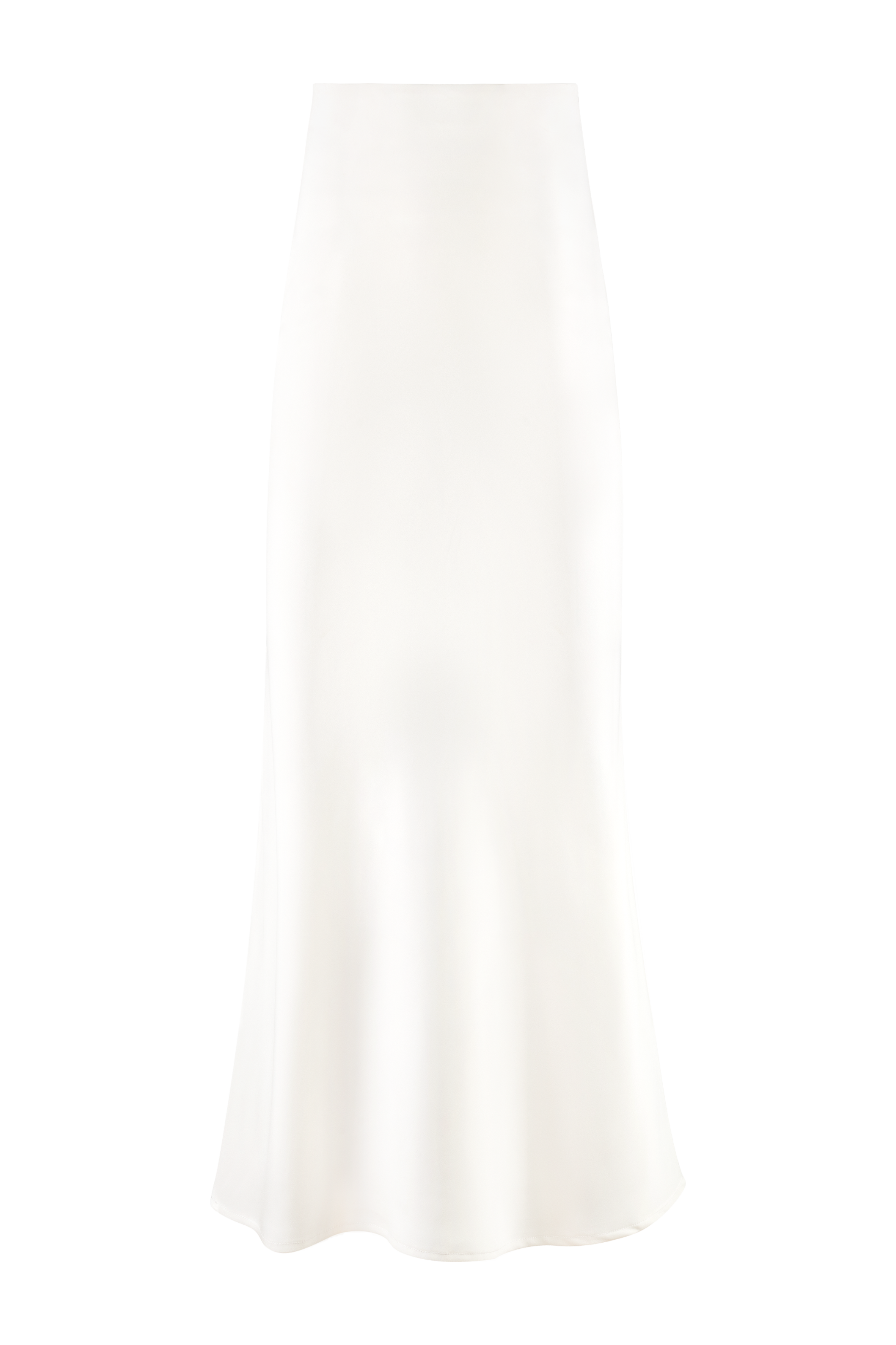 OTM Exclusive: Silk Avin Maxi Slip Skirt in Ivory
