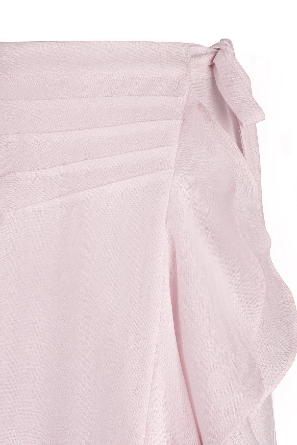 Golestan Ruffle Skirt - Pink Bottoms - Skirts Rosewater House