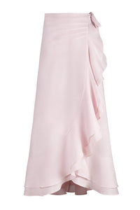 Golestan Ruffle Skirt - Pink Bottoms - Skirts Rosewater House