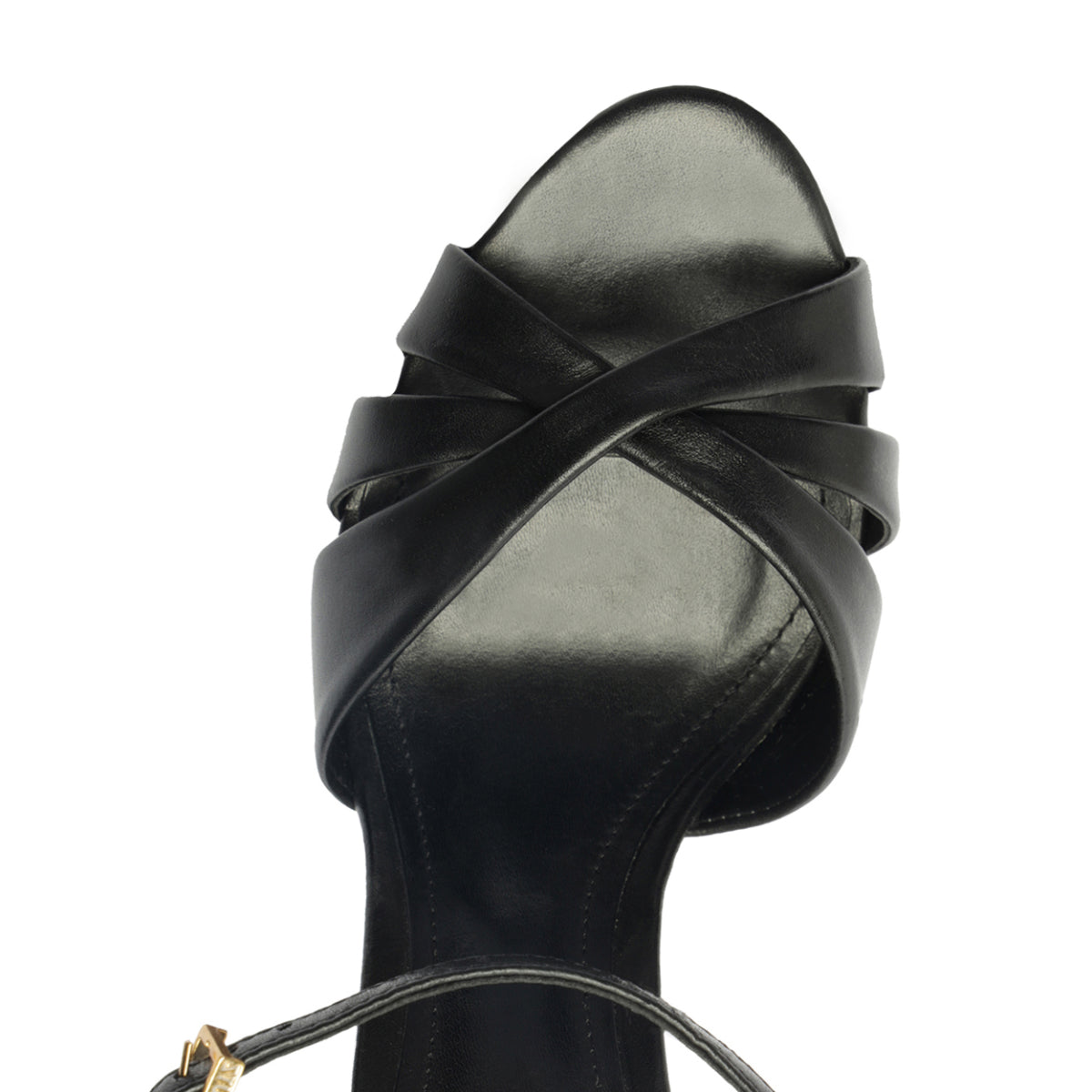 Keefa Atanado Leather Sandal in Black