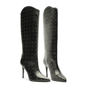 Maryana Atanado Leather Boot in Black