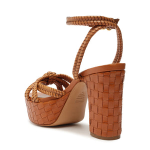 Kareena Woven Platform in Honey Peach