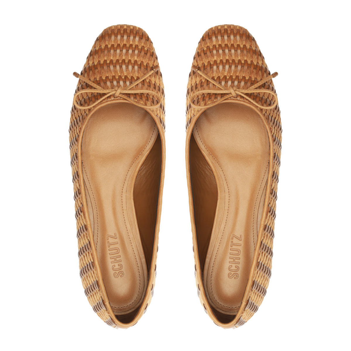 Arissa Straw Flat in Brown