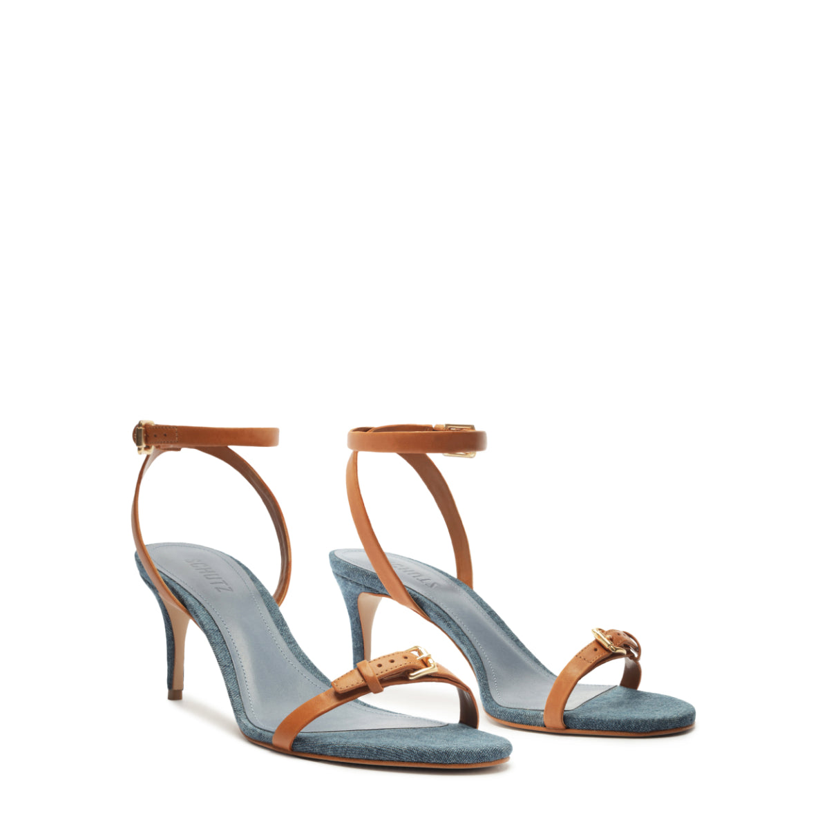 Aurora Mid Atanado Leather Sandal in Brown