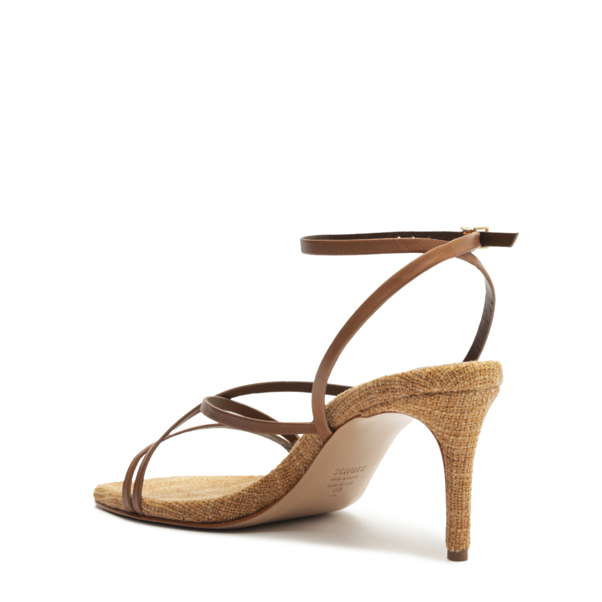 Bari Mid Atanado Leather Sandal in Brown