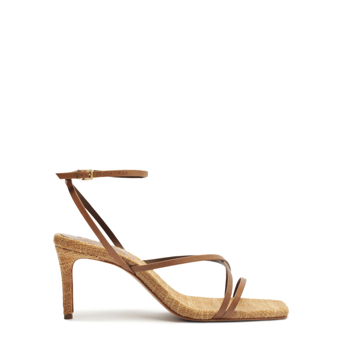 Bari Mid Atanado Leather Sandal in Brown