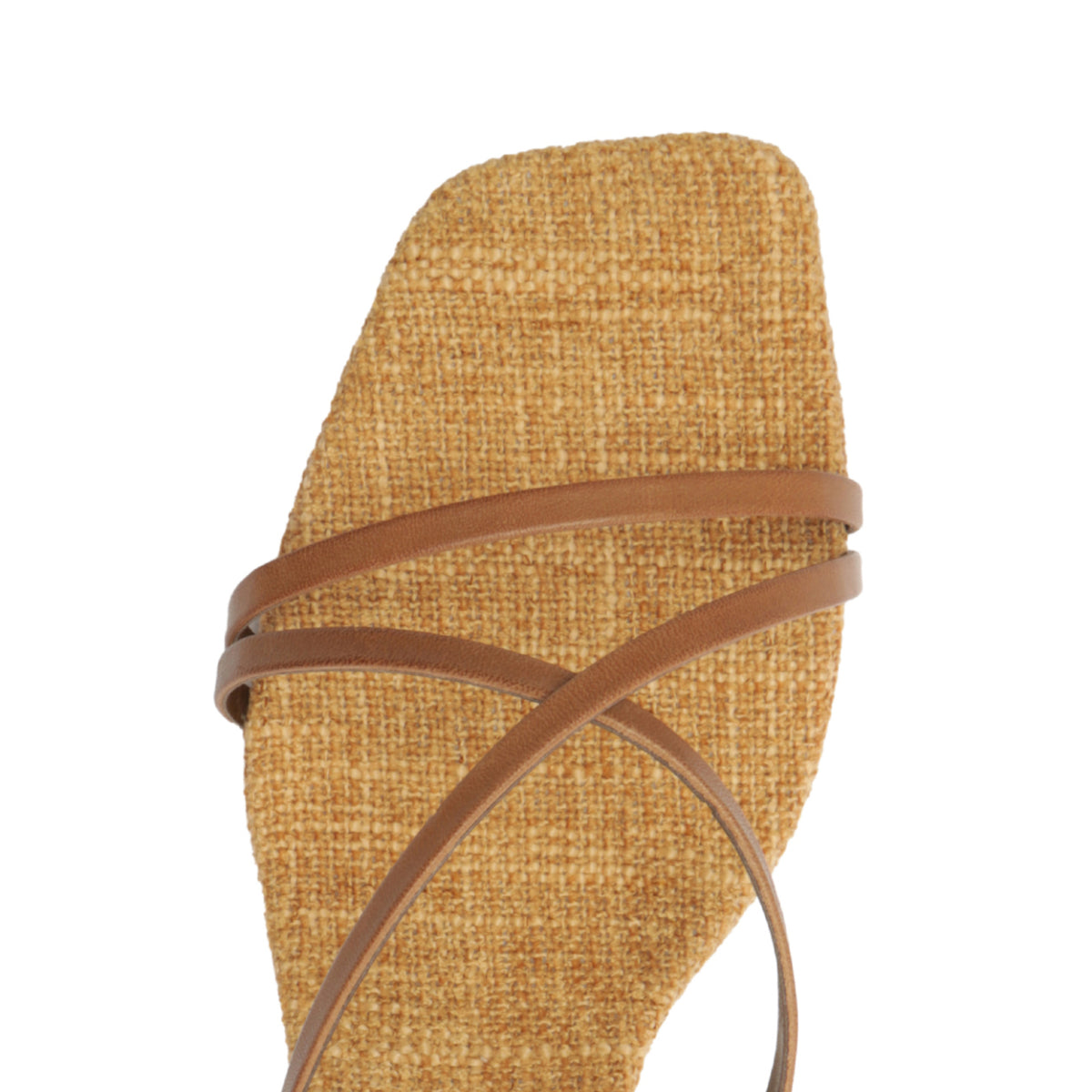 Bari Mid Atanado Leather Sandal in Brown