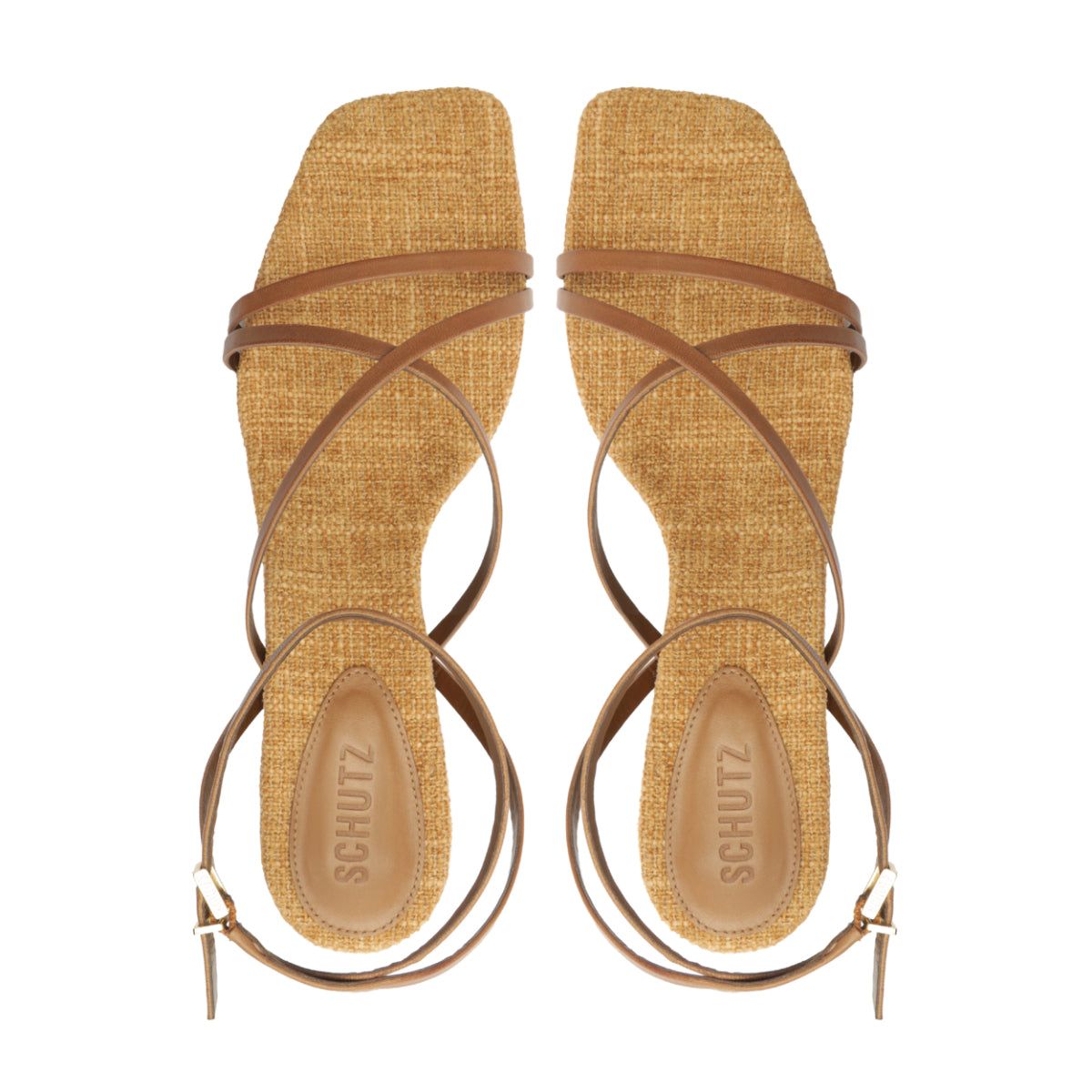 Bari Mid Atanado Leather Sandal in Brown